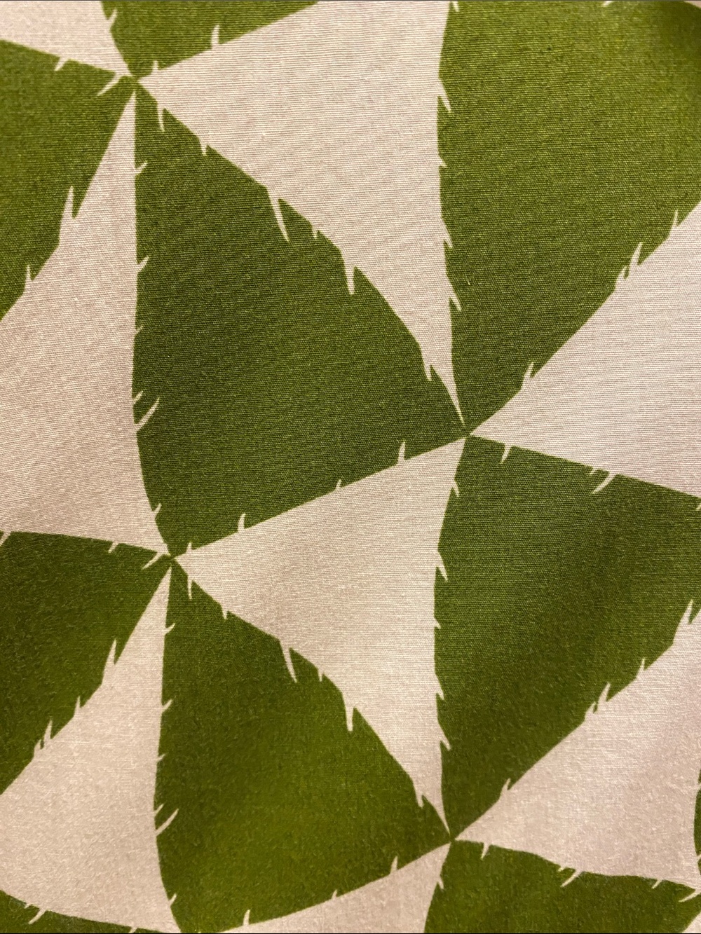Anthropologie Olive and White Geometric Tiered Maxi Dress - Picture 4 of 4